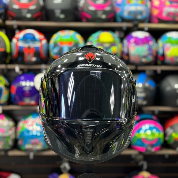 CASCO CERTIFICADO SPARTAN DRAKEN MENTA – COMBO VISOR TRANSPARENTE + VISOR DE COLOR + PELÍCULA ANTIEMPAÑANTE - Imagen 3