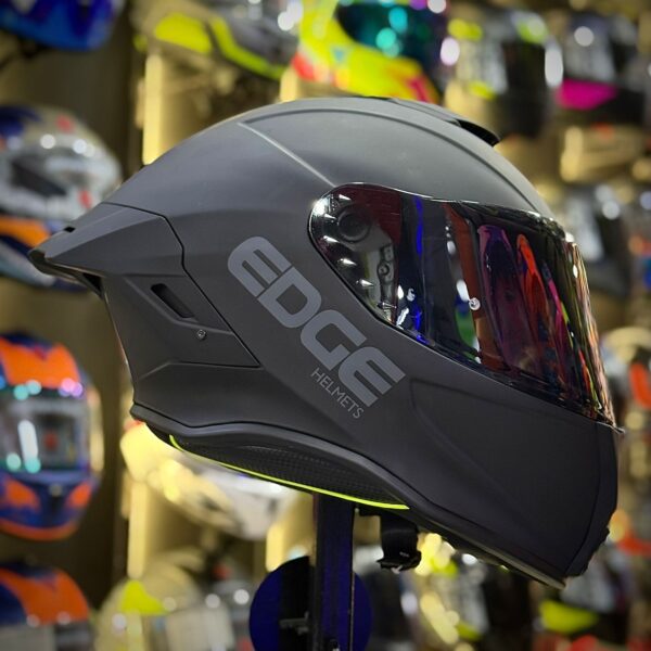 CASCO CERTIFICADO EDGE SHANGAI - NEGRO MATE - Imagen 4