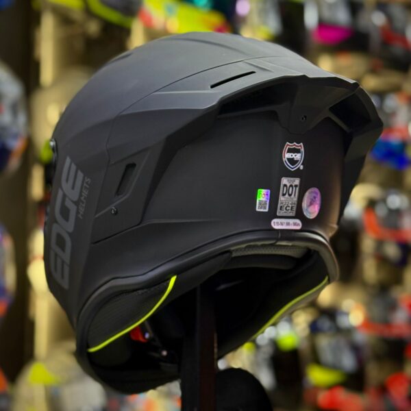 CASCO CERTIFICADO EDGE SHANGAI - NEGRO MATE - Imagen 2