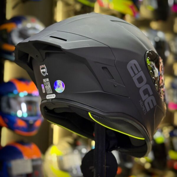 CASCO CERTIFICADO EDGE SHANGAI - NEGRO MATE - Imagen 3