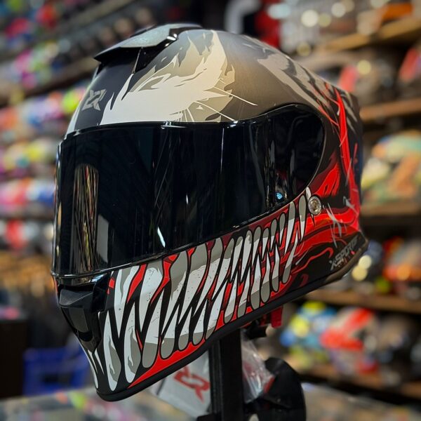 CASCO CERTIFICADO SPARTAN EDICIÓN MARVEL – NEGRO MATE - Imagen 7