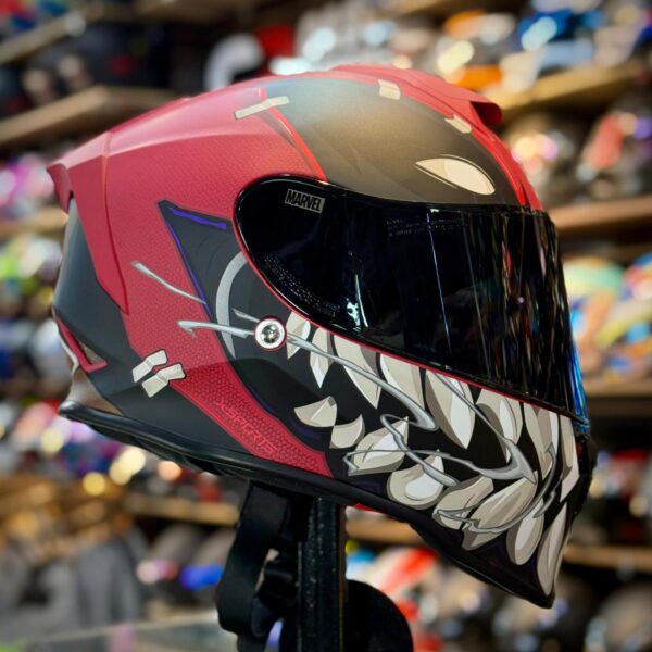 CASCO CERTIFICADO SPARTAN EDICIÓN MARVEL - ROJO MATE - Imagen 4