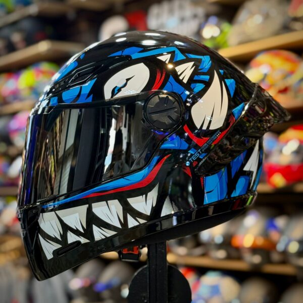 CASCO CERTIFICADO ICH 501 SP - DEMENTOR NEGRO AZUL