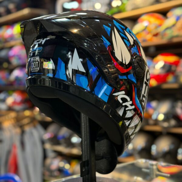 CASCO CERTIFICADO ICH 501 SP - DEMENTOR NEGRO AZUL - Imagen 3