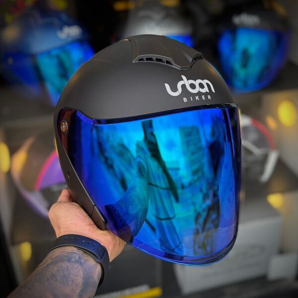 CASCO CERTIFICADO URBAN BIKER 92 – NEGRO MATE