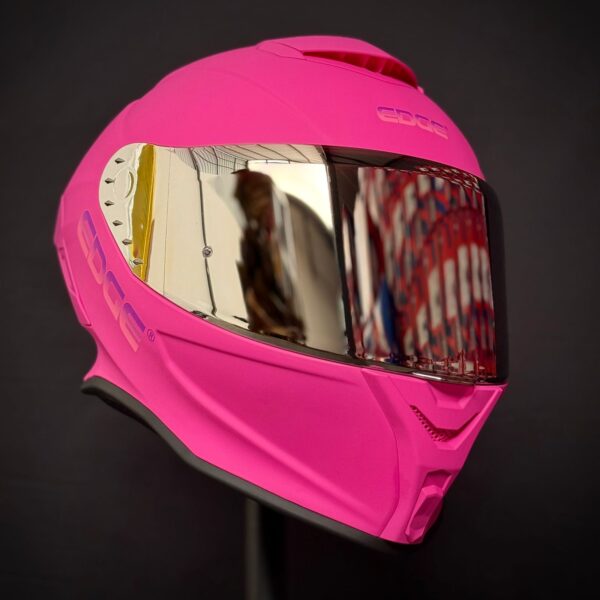 CASCO CERTIFICADO EDGE SHANGAI – ROSADO MATE - Imagen 5