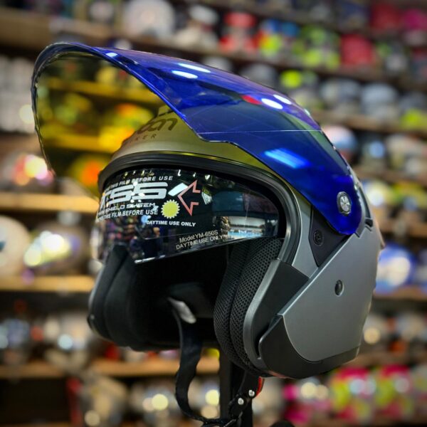CASCO CERTIFICADO URBAN BIKER 92 – GRIS MATE - Imagen 4