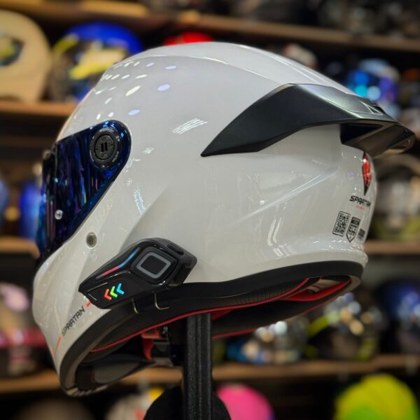 COMBO CASCO SPARTAN FENIX + BLUETOOTH K07 + LLAVERO + LAVADO EN SECO - Imagen 2