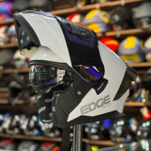 CASCO CERTIFICADO EDGE ABATIBLE – SHINE WHITE