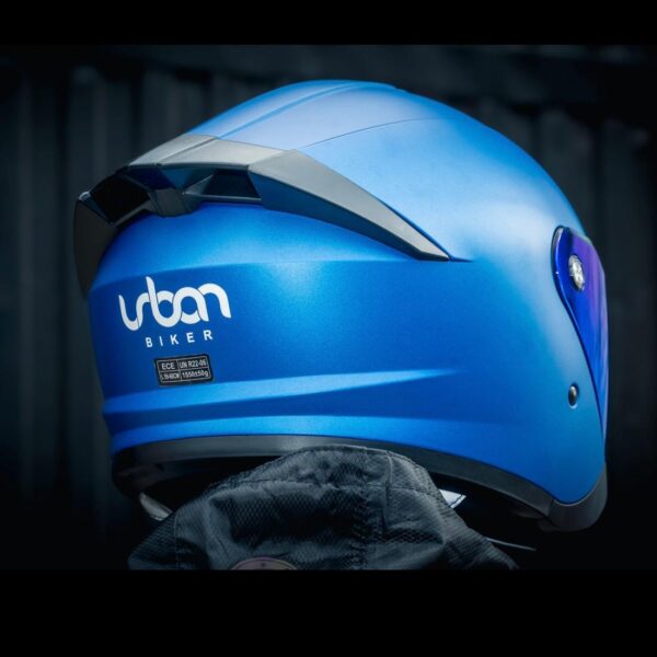 CASCO CERTIFICADO URBAN BIKER 92 – AZUL MATE - Imagen 3