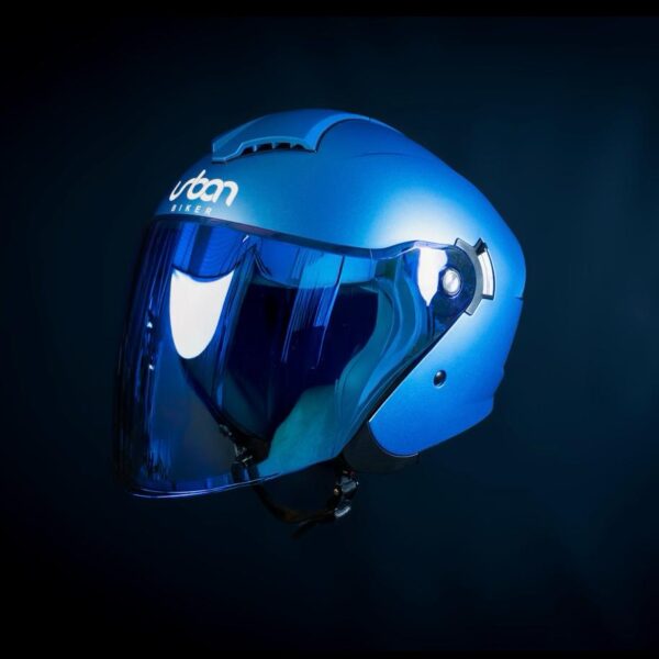 CASCO CERTIFICADO URBAN BIKER 92 – AZUL MATE - Imagen 2