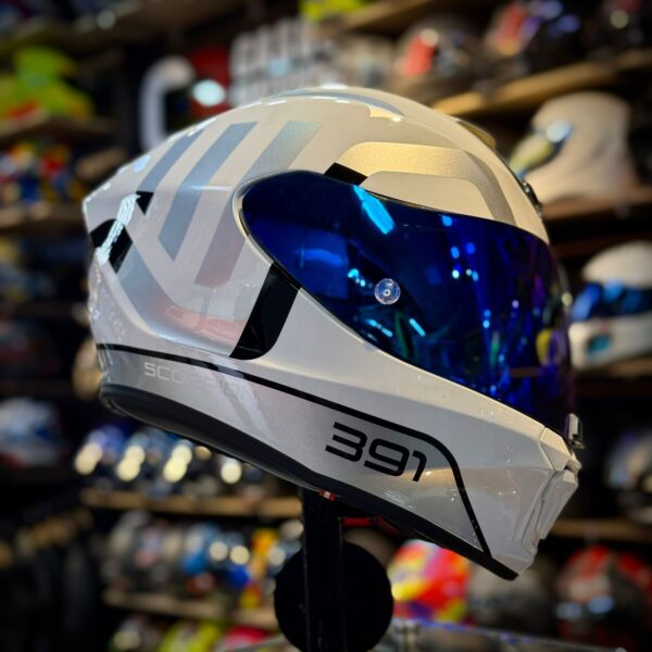CASCO CERTIFICADO SCORPION EXO 391 - EDICIÓN TOMORROW BRILLO - Imagen 4
