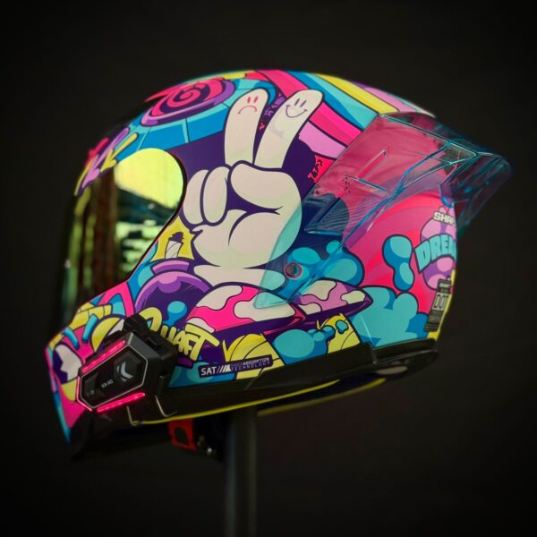 COMBO CASCO SHAFT 562+ INTERCOMUNICADOR KRM M2 - Imagen 2