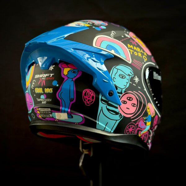 CASCO CERTIFICADO SHAFT PROSERIES 610 – EDICIÓN COOL DAYS (BLACK) - Imagen 3