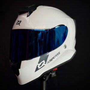CASCO CERTIFICADO XSPORT V151 - EDICIÓN WHITE SHINE