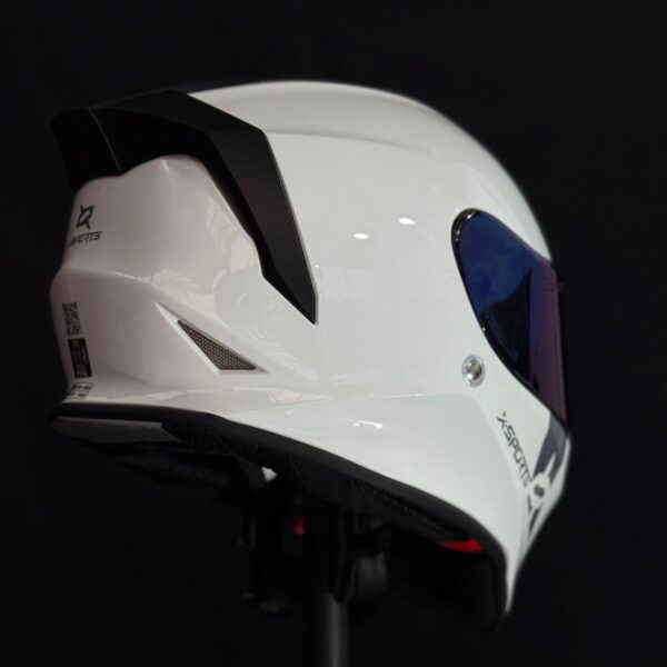 CASCO CERTIFICADO XSPORT V151 - EDICIÓN WHITE SHINE - Imagen 3