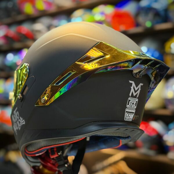 CASCO CERTIFICADO MOTOMELLOS SILVER MM 909SP SOLID - Imagen 2