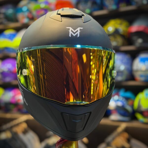CASCO CERTIFICADO MOTOMELLOS SILVER MM 909SP SOLID - Imagen 5