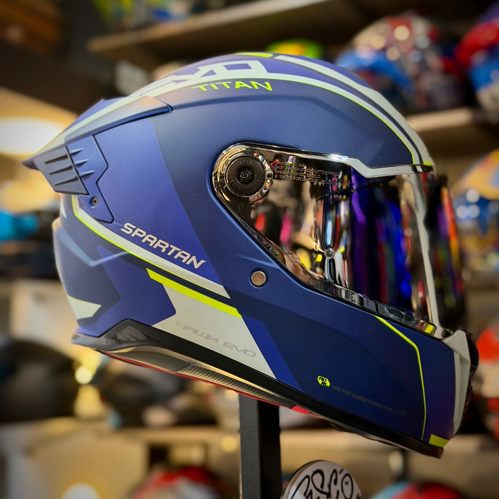 CASCO CERTIFICADO SPARTAN TITAN - EDICIÓN HAWK EVO - Imagen 5