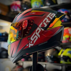 CASCO CERTIFICADO XSPORTS M67-EDICIÓN RED VORTIX
