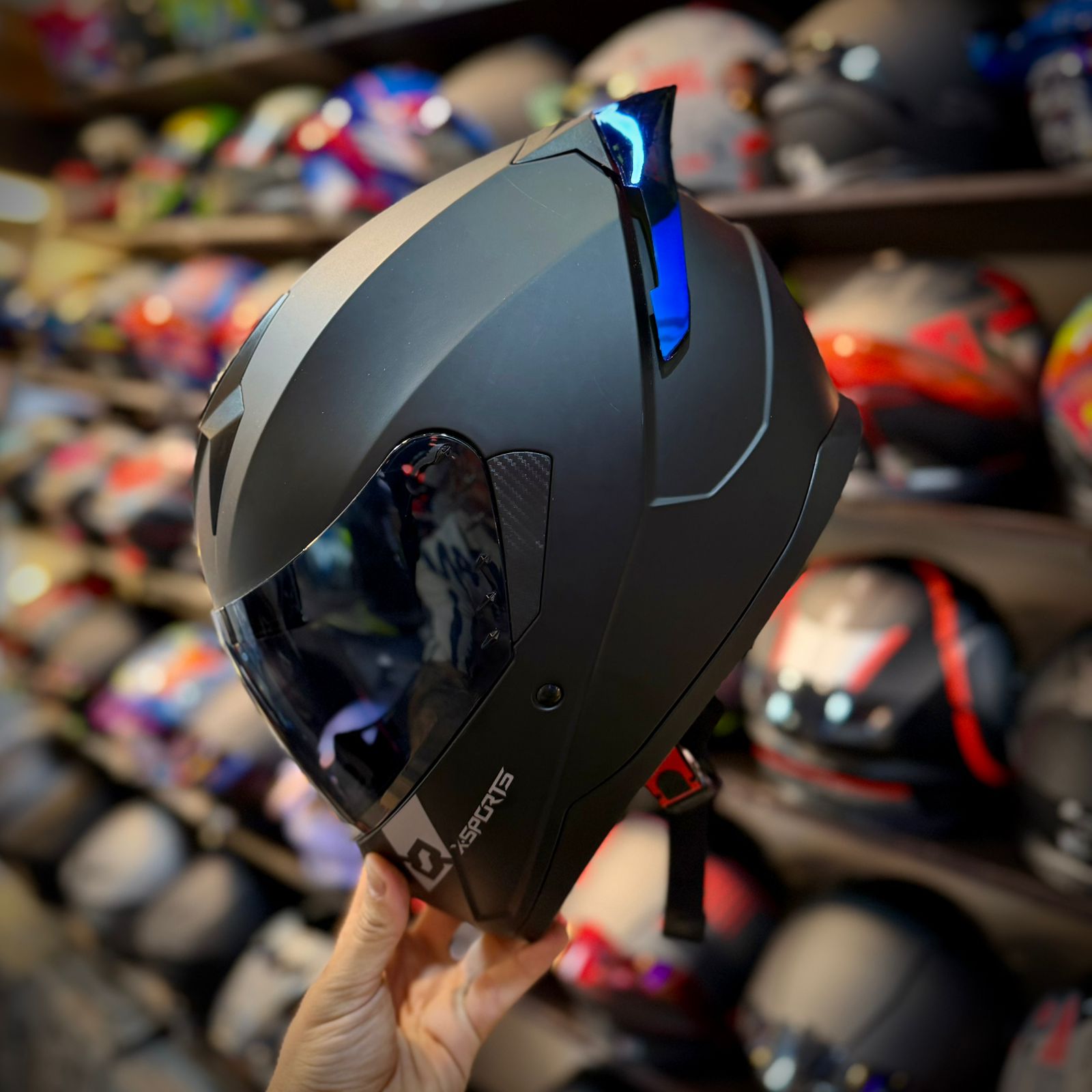 CASCO CERTIFICADO XSPORTS M67-EDICIÓN BLACK