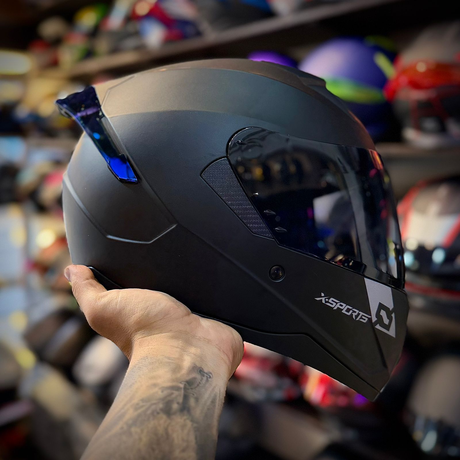 CASCO CERTIFICADO XSPORTS M67-EDICIÓN BLACK - Imagen 3