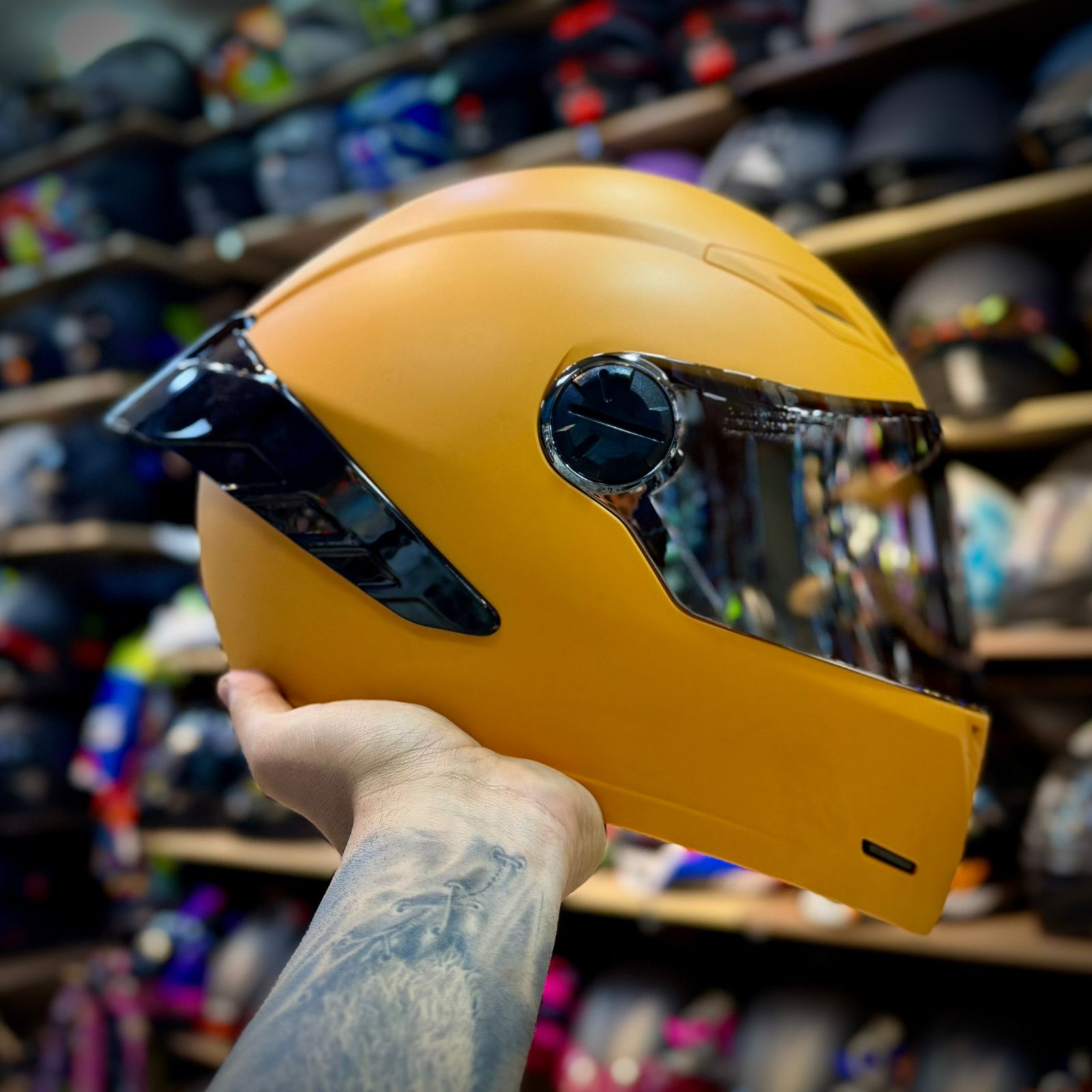 CASCO CERTIFICADO ICH 501SP - EDICIÓN ORANGE - Imagen 3