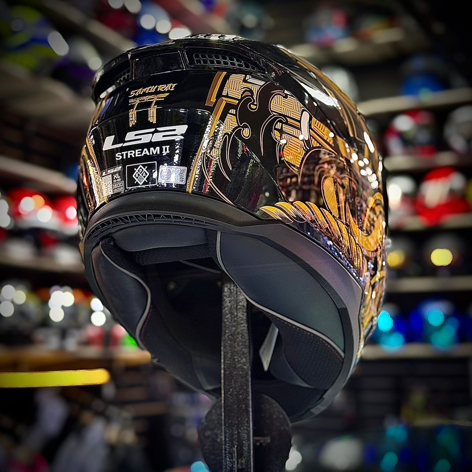 CASCO CERTIFICADO LS2 STREAM II – EDICIÓN SAMURAI - Imagen 3