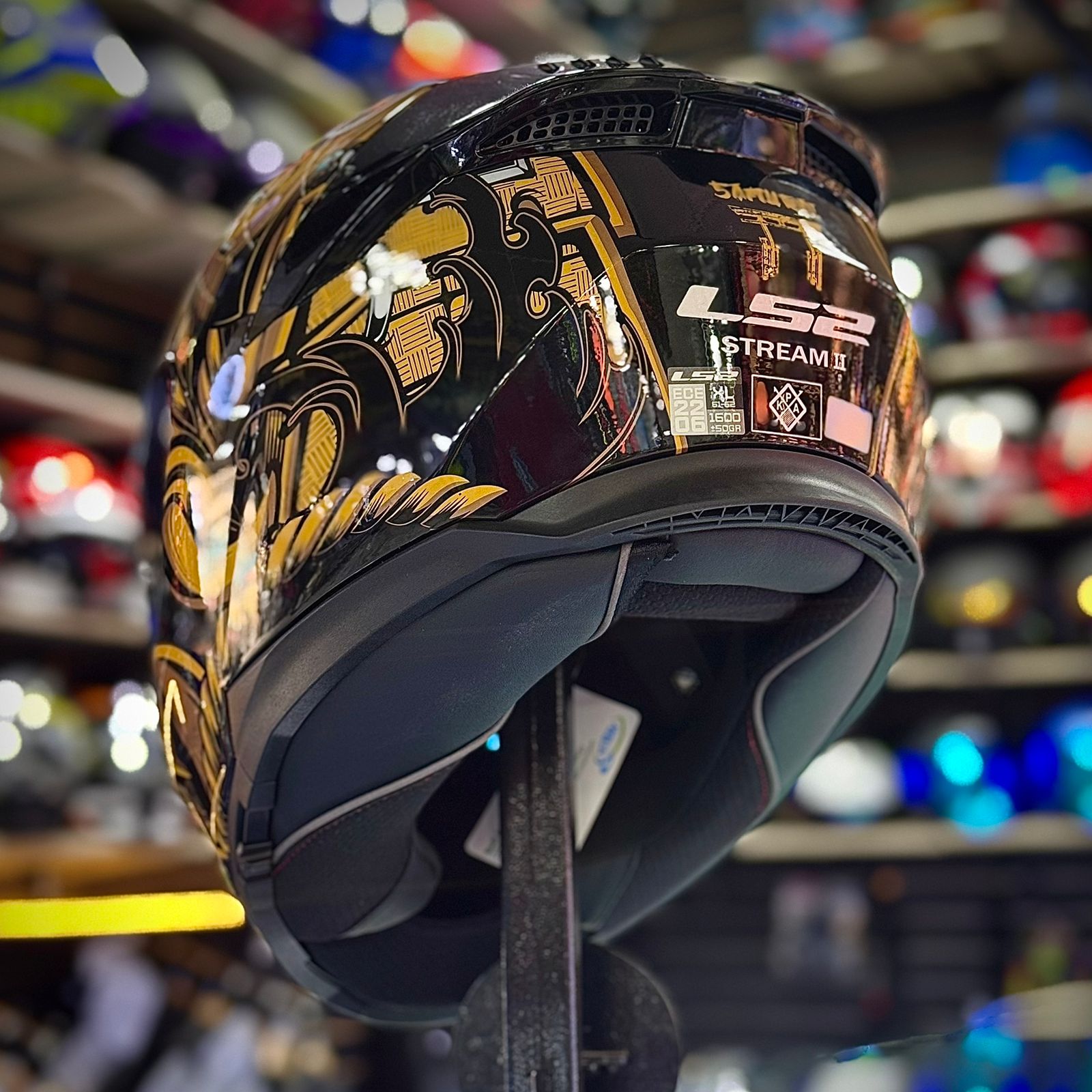 CASCO CERTIFICADO LS2 STREAM II – EDICIÓN SAMURAI - Imagen 2