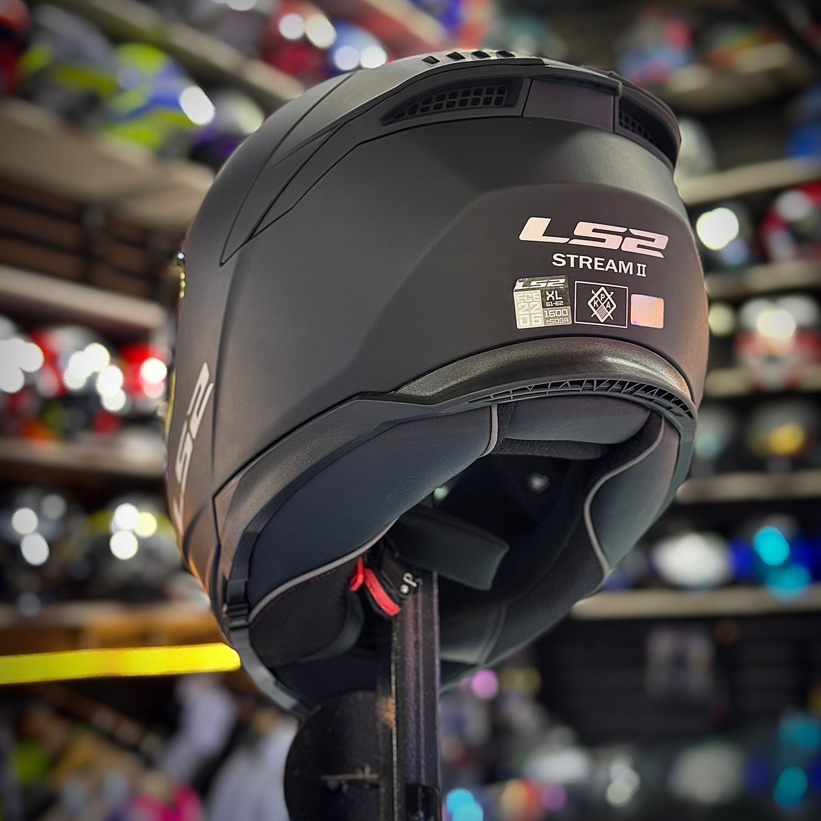 CASCO CERTIFICADO LS2 STREAM II – EDICIÓN BLACK - Imagen 2