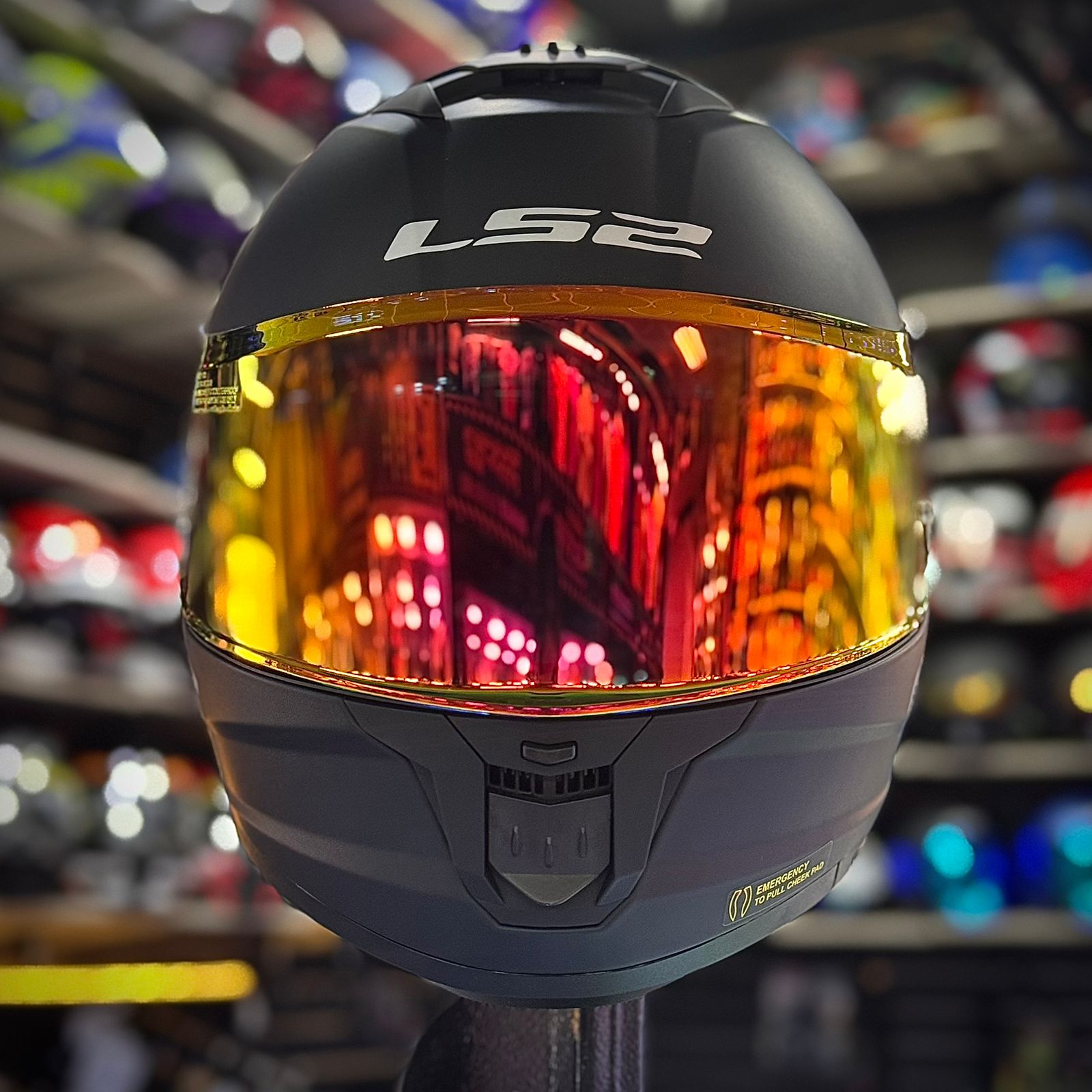 CASCO CERTIFICADO LS2 STREAM II – EDICIÓN BLACK - Imagen 5