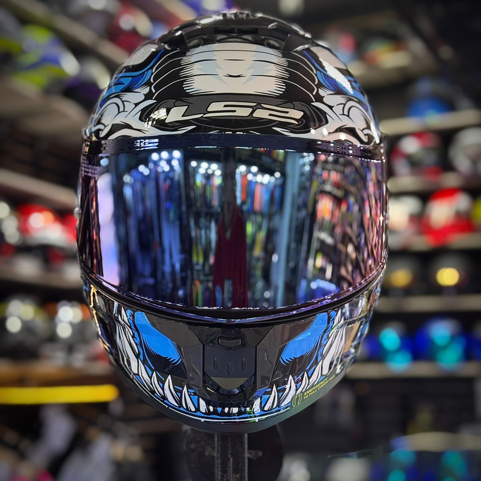 CASCO CERTIFICADO LS2 STREAM II – EDICIÓN DRAGON TIGER - Imagen 5