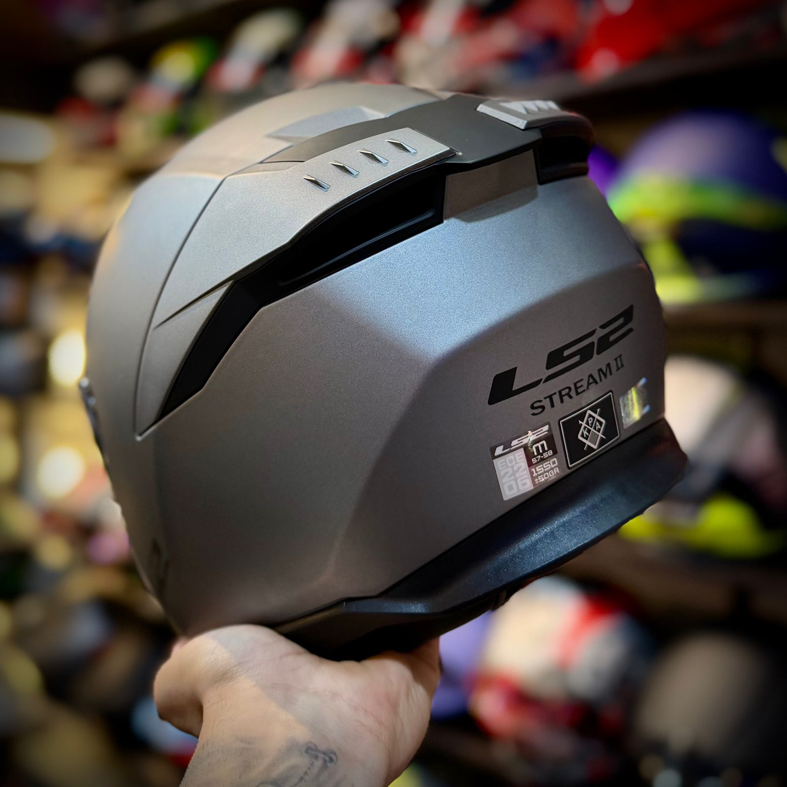 CASCO CERTIFICADO LS2 STREAM II – EDICIÓN METAL - Imagen 4