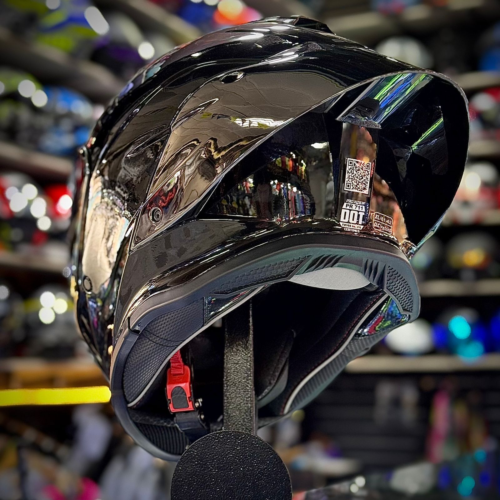 CASCO CERTIFICADO PRO RIDER PR T11 – EDICIÓN DARK SHEEN - Imagen 2