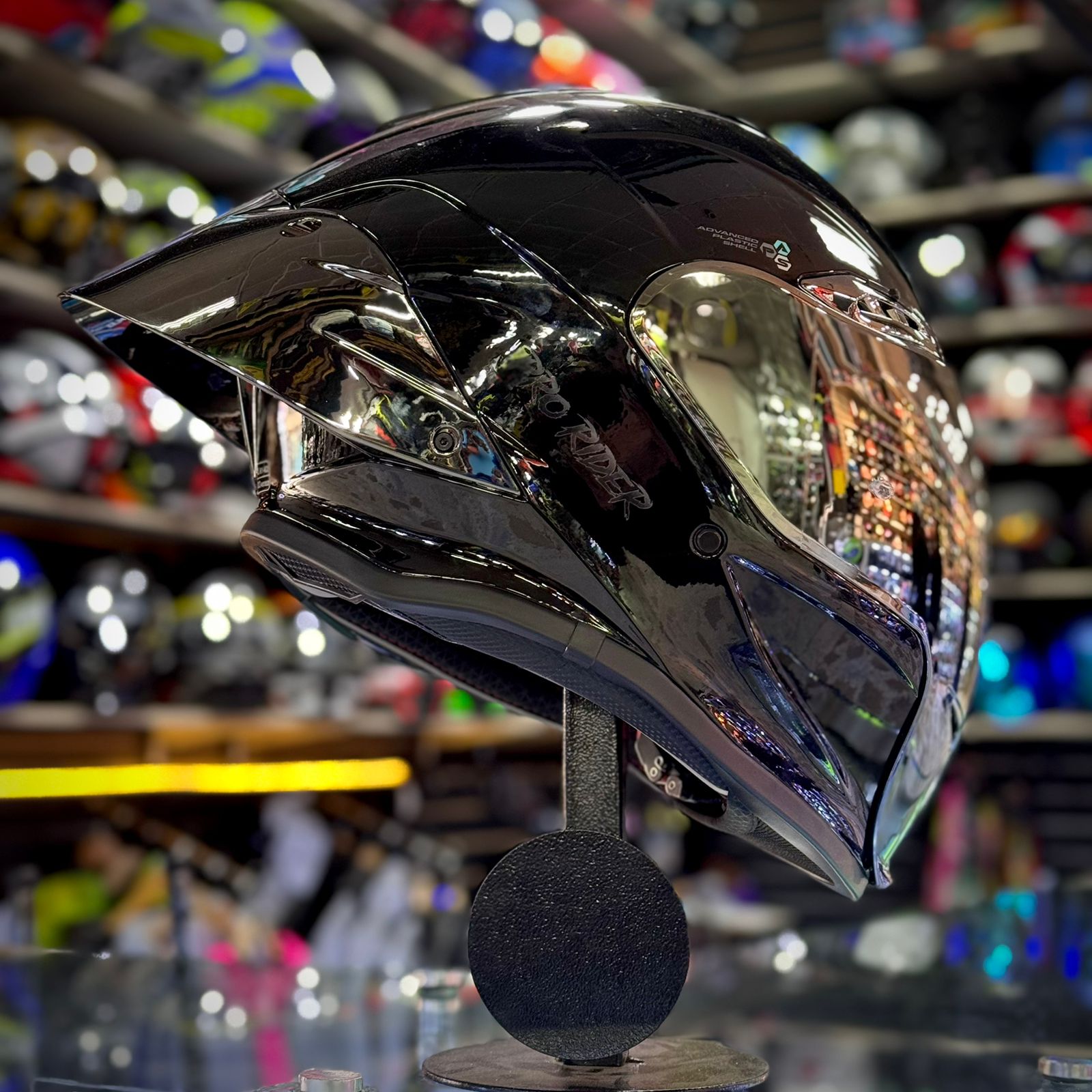 CASCO CERTIFICADO PRO RIDER PR T11 – EDICIÓN DARK SHEEN - Imagen 4