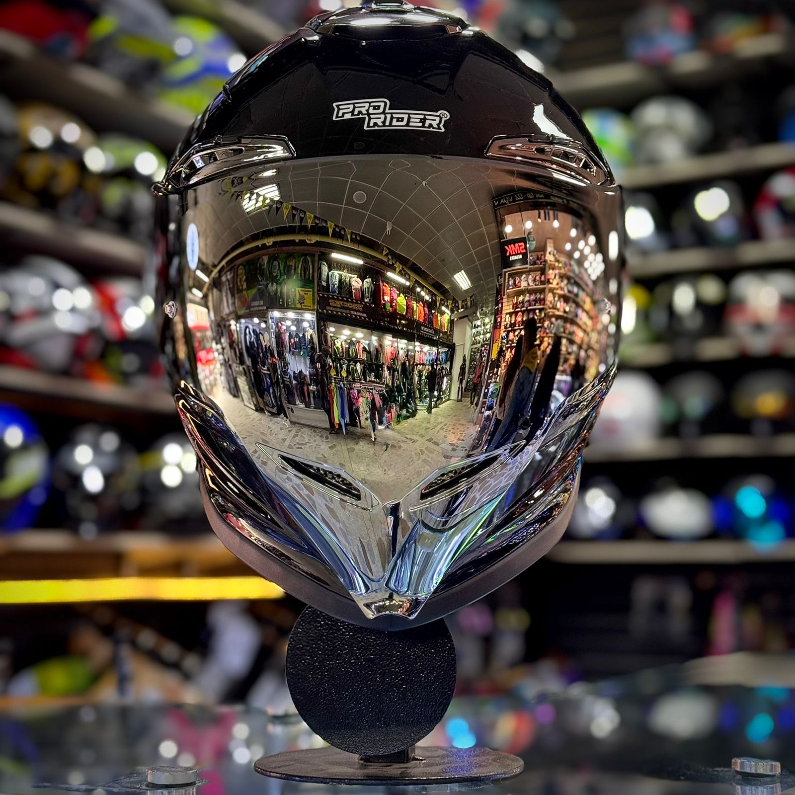 CASCO CERTIFICADO PRO RIDER PR T11 – EDICIÓN DARK SHEEN - Imagen 5