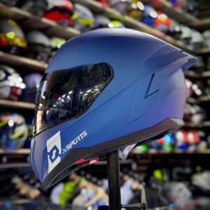 CASCO CERTIFICADO XSPORTS M75 - EDICIÓN BLUE SPACE