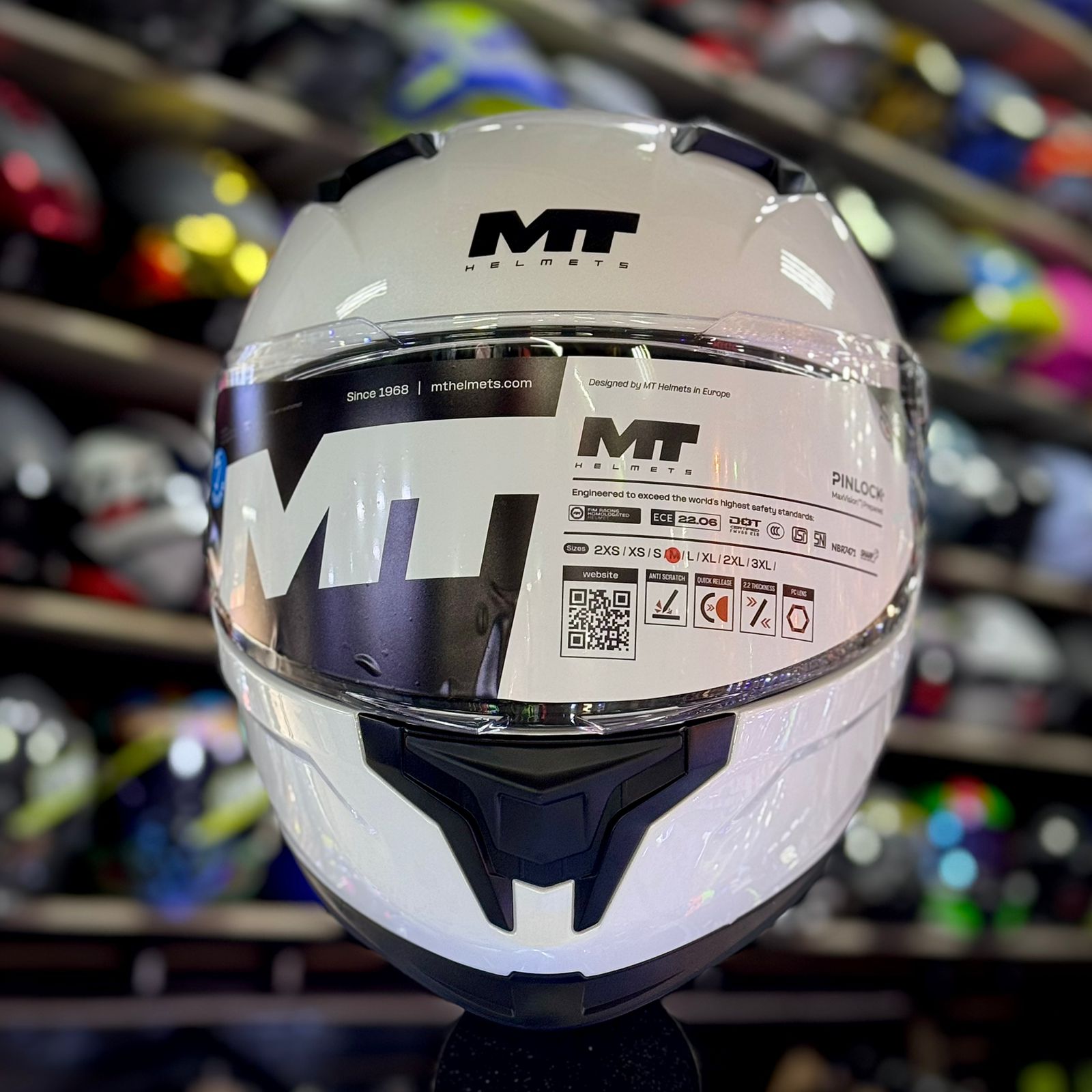 CASCO CERTIFICADO MT BRAKER SV- EDICIÓN SHINE WHITE - Imagen 5