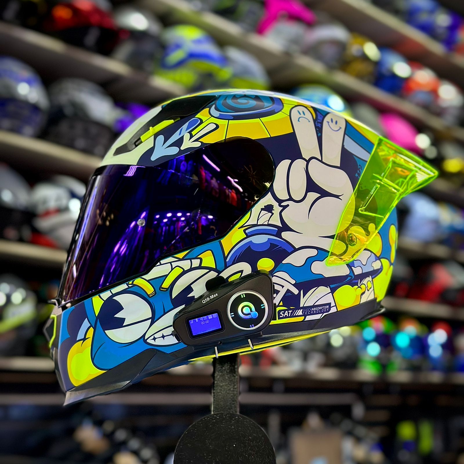 COMBO CASCO CERTIFICADO SHAFT 562 – EDICIÓN DREAMS + INTERCOMUNICADOR Q58MAX