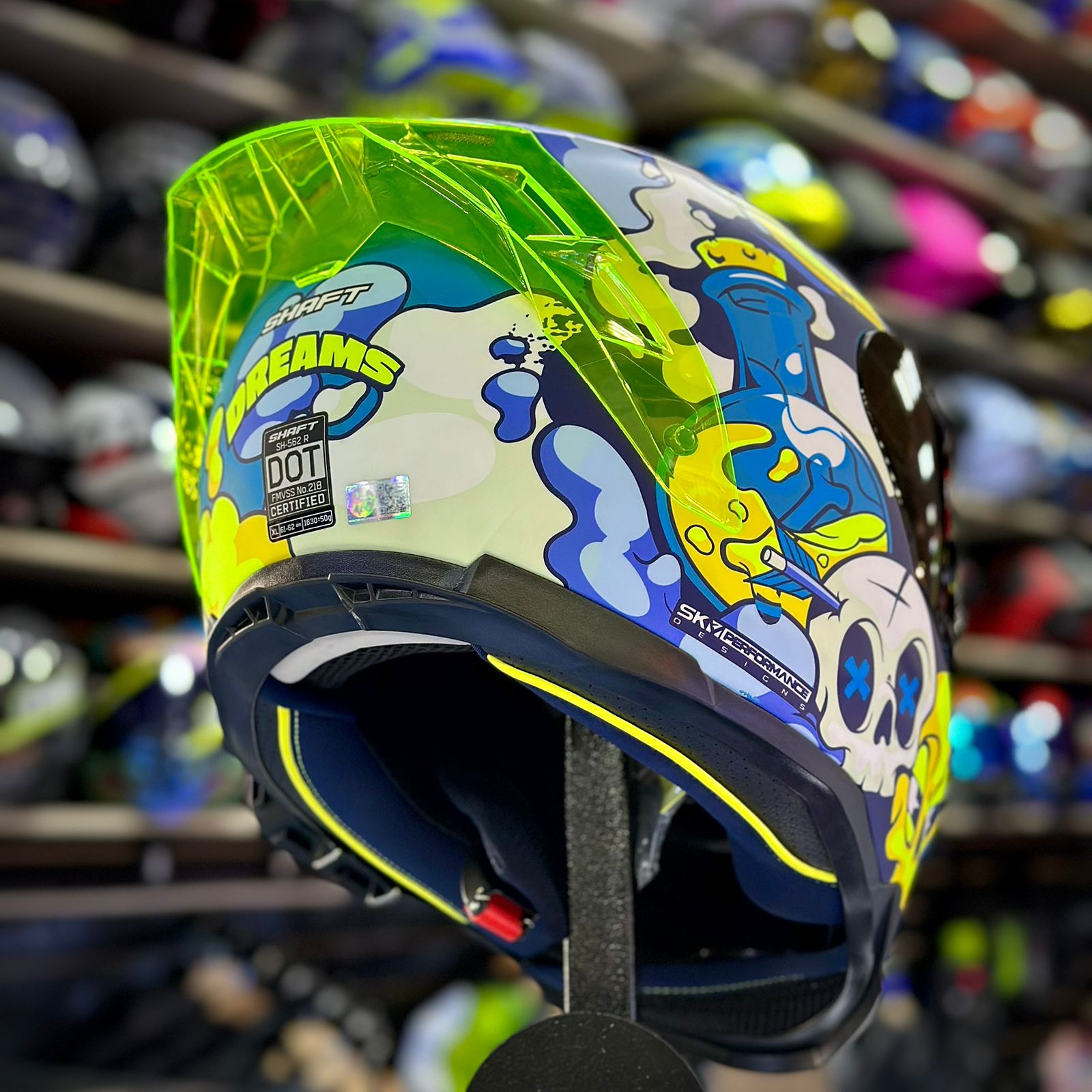 COMBO CASCO CERTIFICADO SHAFT 562 – EDICIÓN DREAMS + INTERCOMUNICADOR Q58MAX - Imagen 3