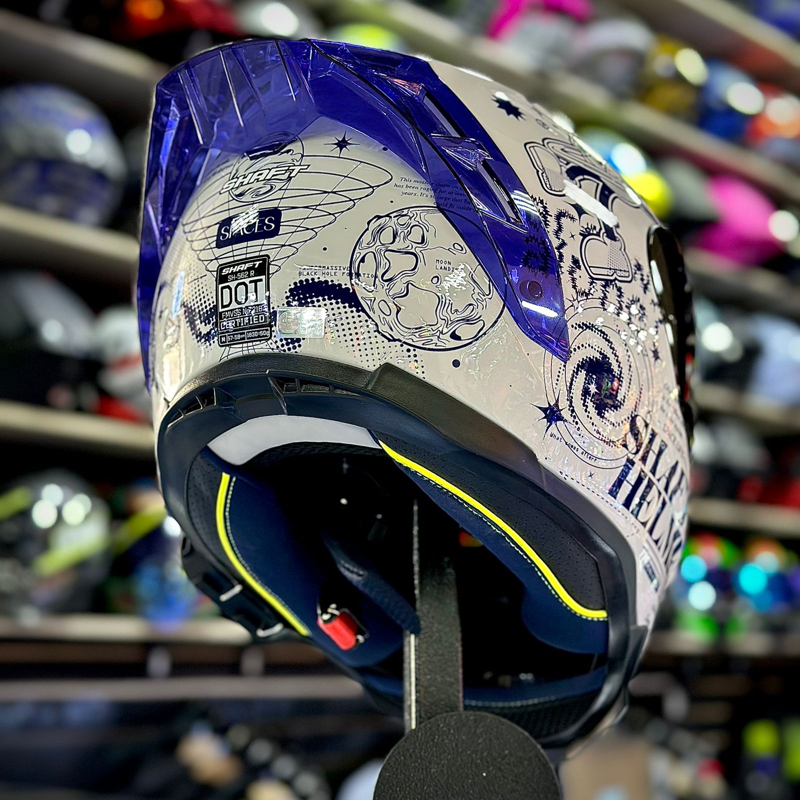 COMBO CASCO CERTIFICADO SHAFT 562 – EDICIÓN SPACES + INTERCOMUNICADOR Q58MAX - Imagen 3