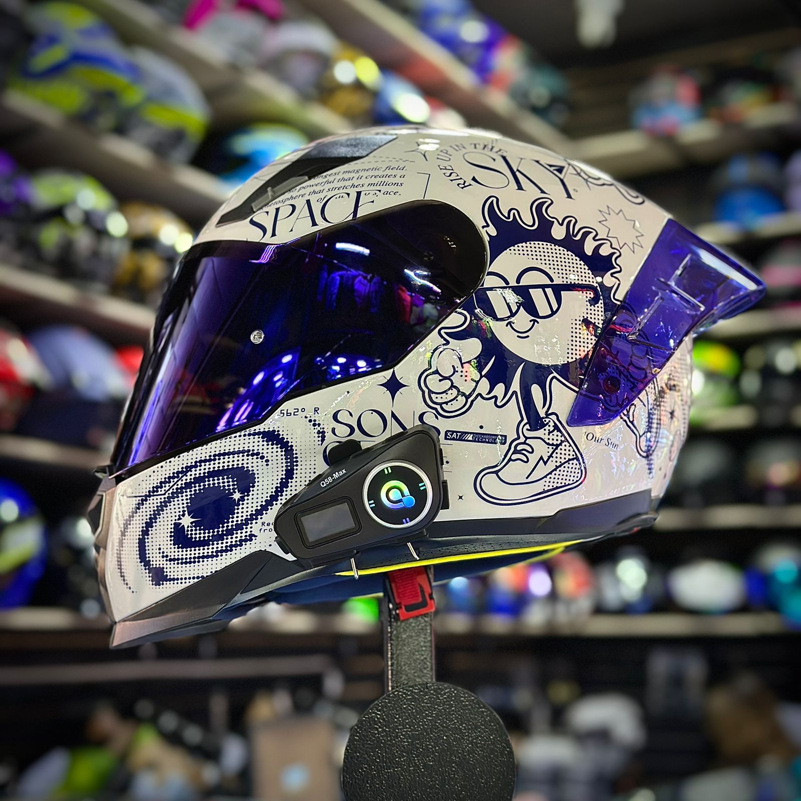 COMBO CASCO CERTIFICADO SHAFT 562 – EDICIÓN SPACES + INTERCOMUNICADOR Q58MAX