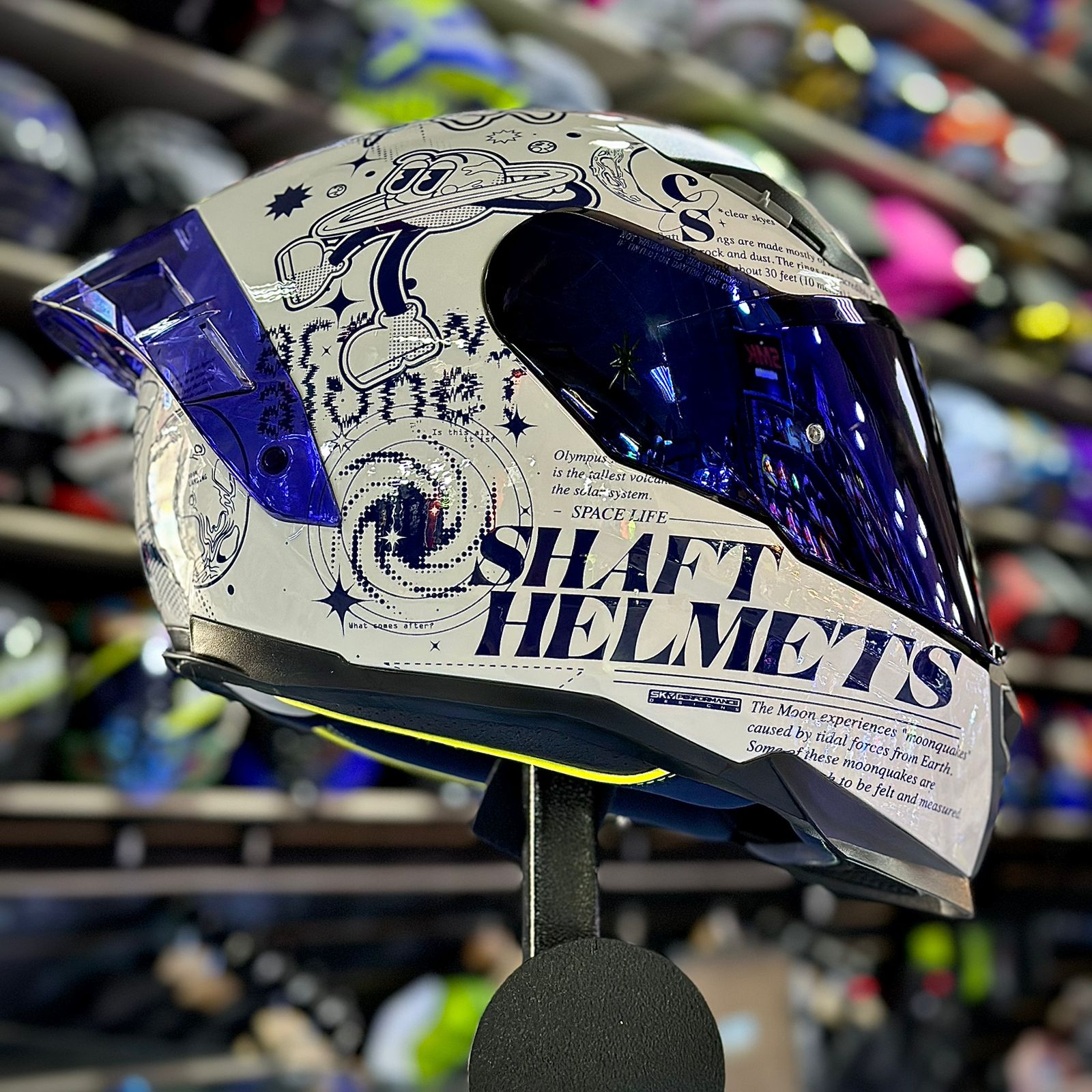 COMBO CASCO CERTIFICADO SHAFT 562 – EDICIÓN SPACES + INTERCOMUNICADOR Q58MAX - Imagen 4