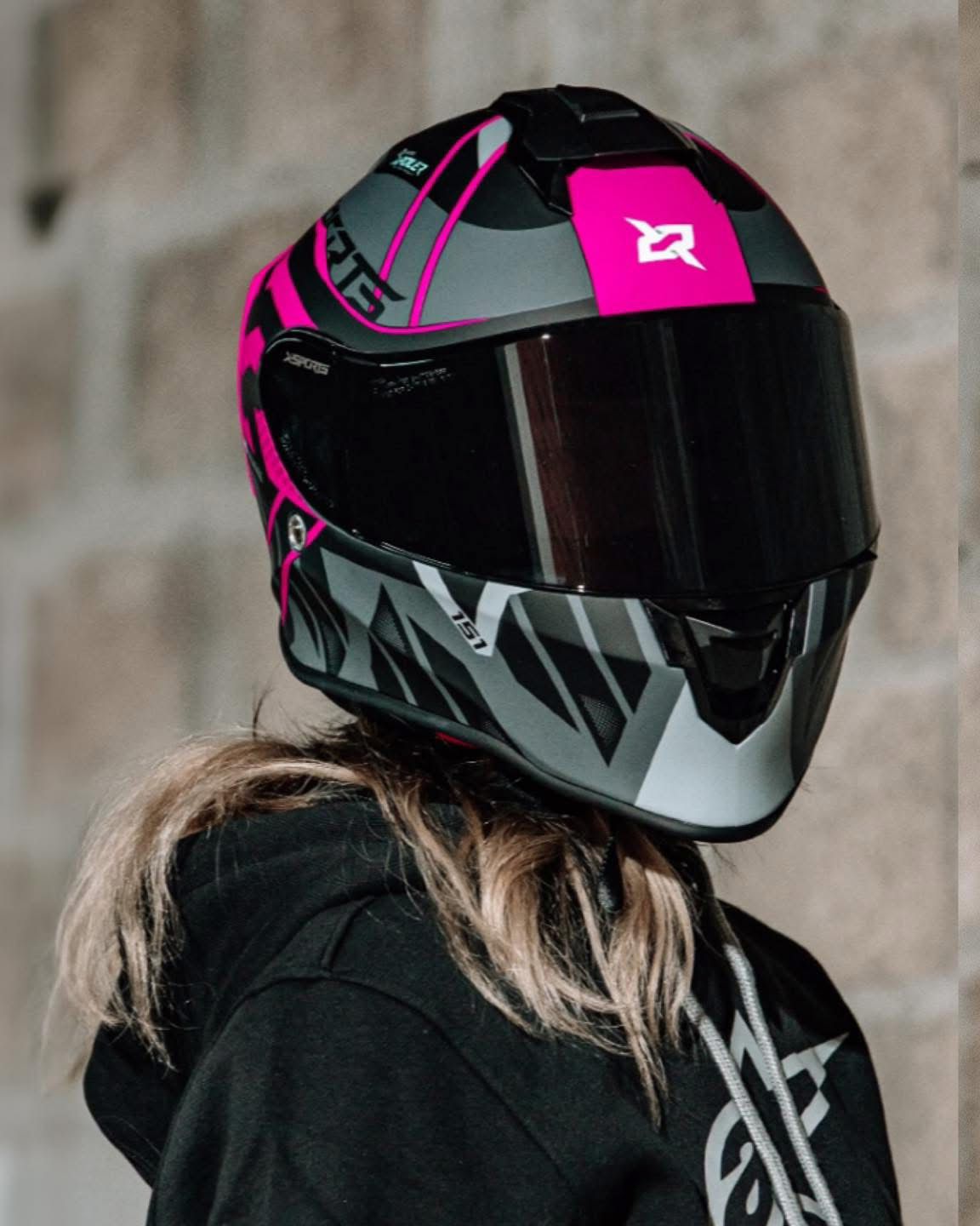 CASCO CERTIFICADO XSPORTS - EDICIÓN PINK RACE