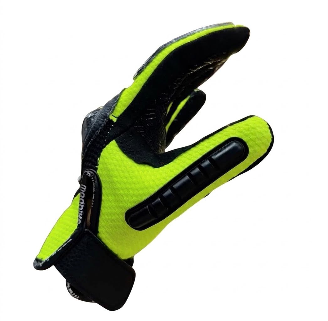 GUANTES DE PROTECCIÓN MADBIKE GREEN VOLT - Imagen 2