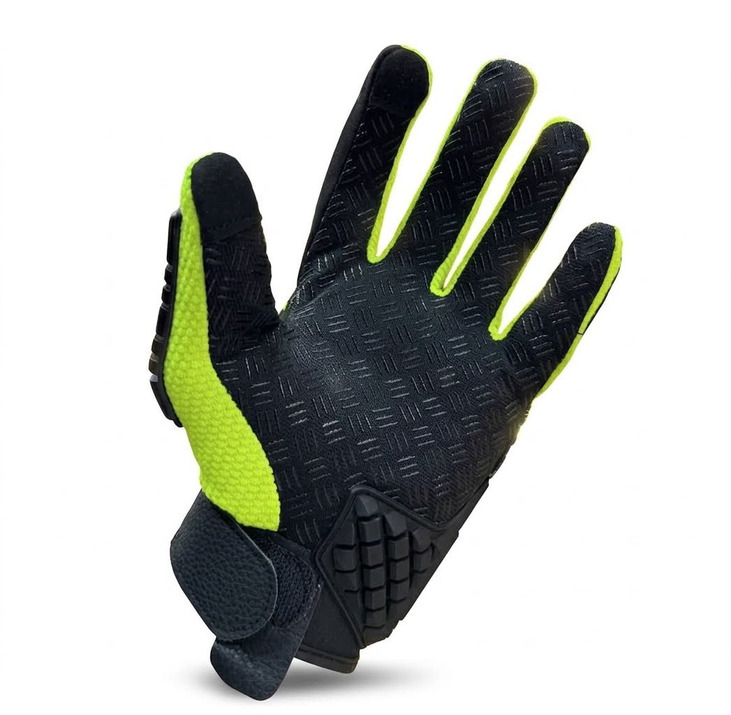 GUANTES DE PROTECCIÓN MADBIKE GREEN VOLT - Imagen 3
