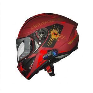 CASCO CERTIFICADO SPARTAN CRIMSON + BLUETOOTH X20