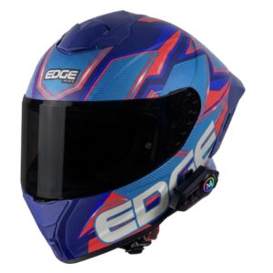 COMBO CASCO CERTIFICADO EDGE KINETIC + BLUETOOTH Y12