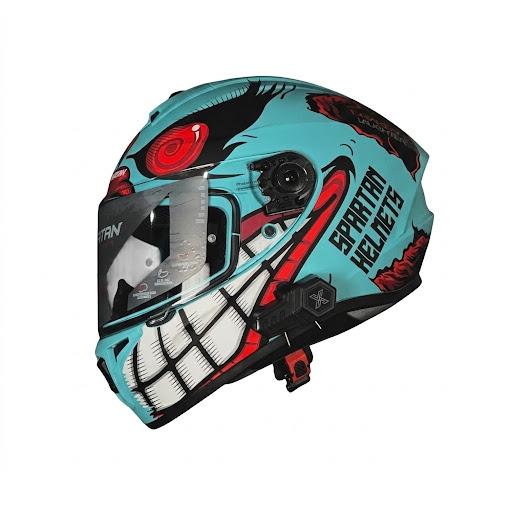 CASCO CERTIFICADO SPARTAN VENEMOUS GRIN + BLUETOOTH X20